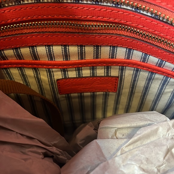Dooney & Bourke Red Tote Purse (AUTHENTIC) - Picture 2 of 3